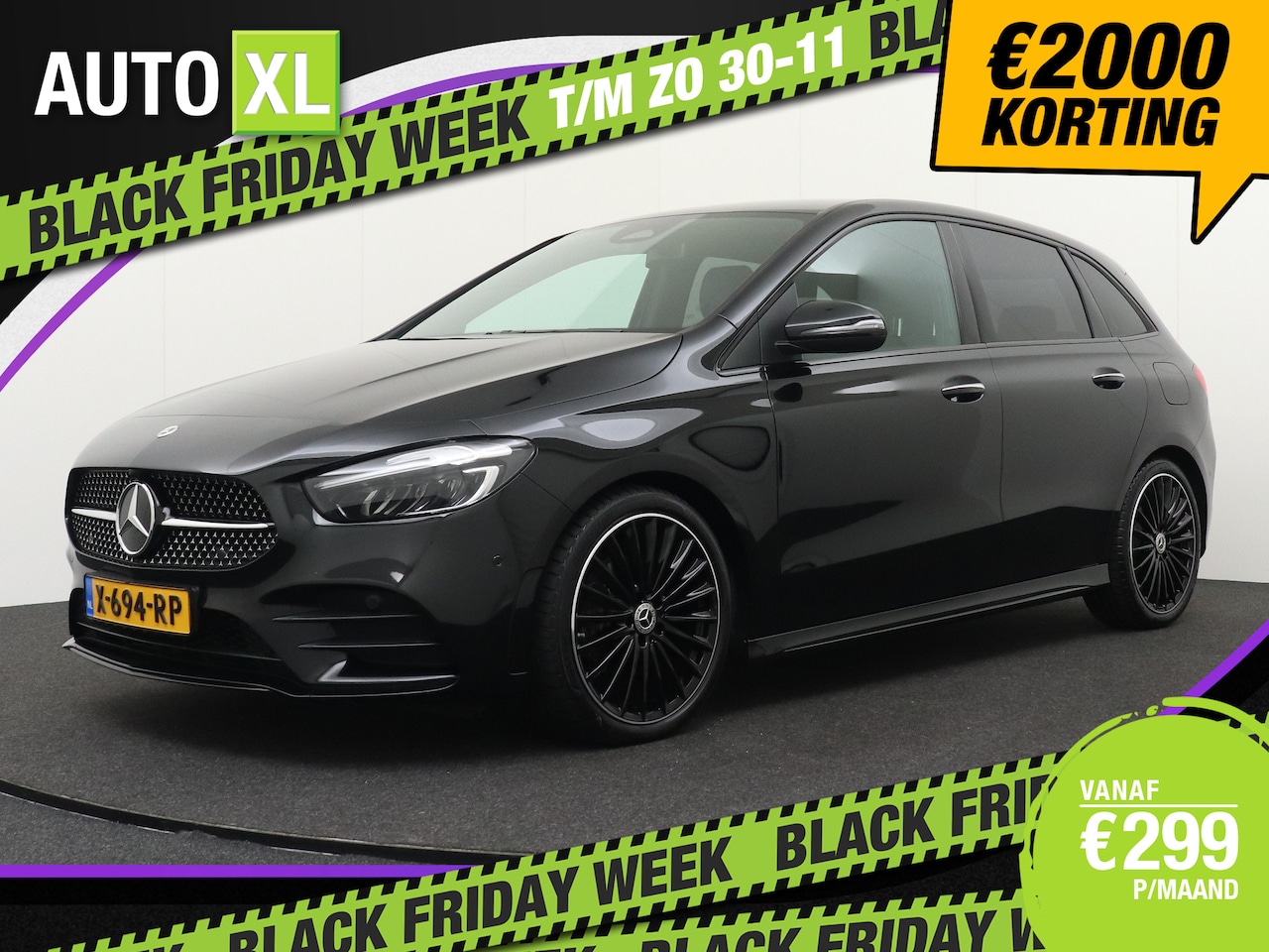 Mercedes-Benz B-klasse - 180 Aut. AMG Line Facelift Camera Dodehoek stoelverwarming - AutoWereld.nl