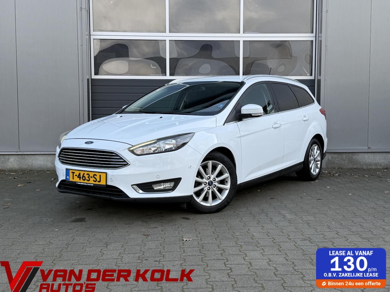 Ford Focus Wagon - 1.0 EcoBoost Titanium D-Riem Vervangen LED Stuurwielverwarming CarPlay Cruise Navigatie - AutoWereld.nl