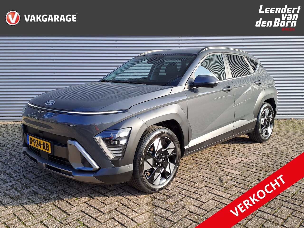 Hyundai Kona - 1.6 GDI HEV Premium | Automaat | Camera 360 | Navi | Leer | Adapt. Cruise | Hybride - AutoWereld.nl