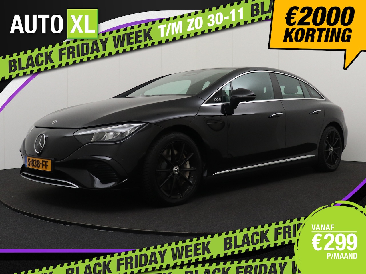 Mercedes-Benz EQE - 300 Business Line 89 kWh Camera Adapt.Cruise Half-Leder - AutoWereld.nl