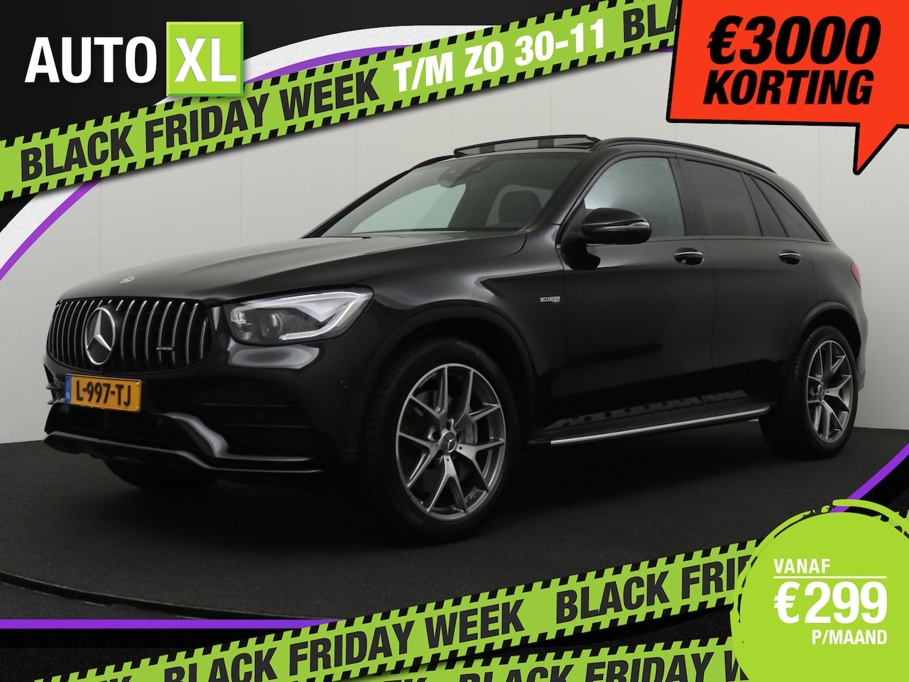 Mercedes-Benz GLC-klasse - AMG 43 4MATIC Premium Plus Elektr. Trekhaak Pano-dak Burmester - AutoWereld.nl