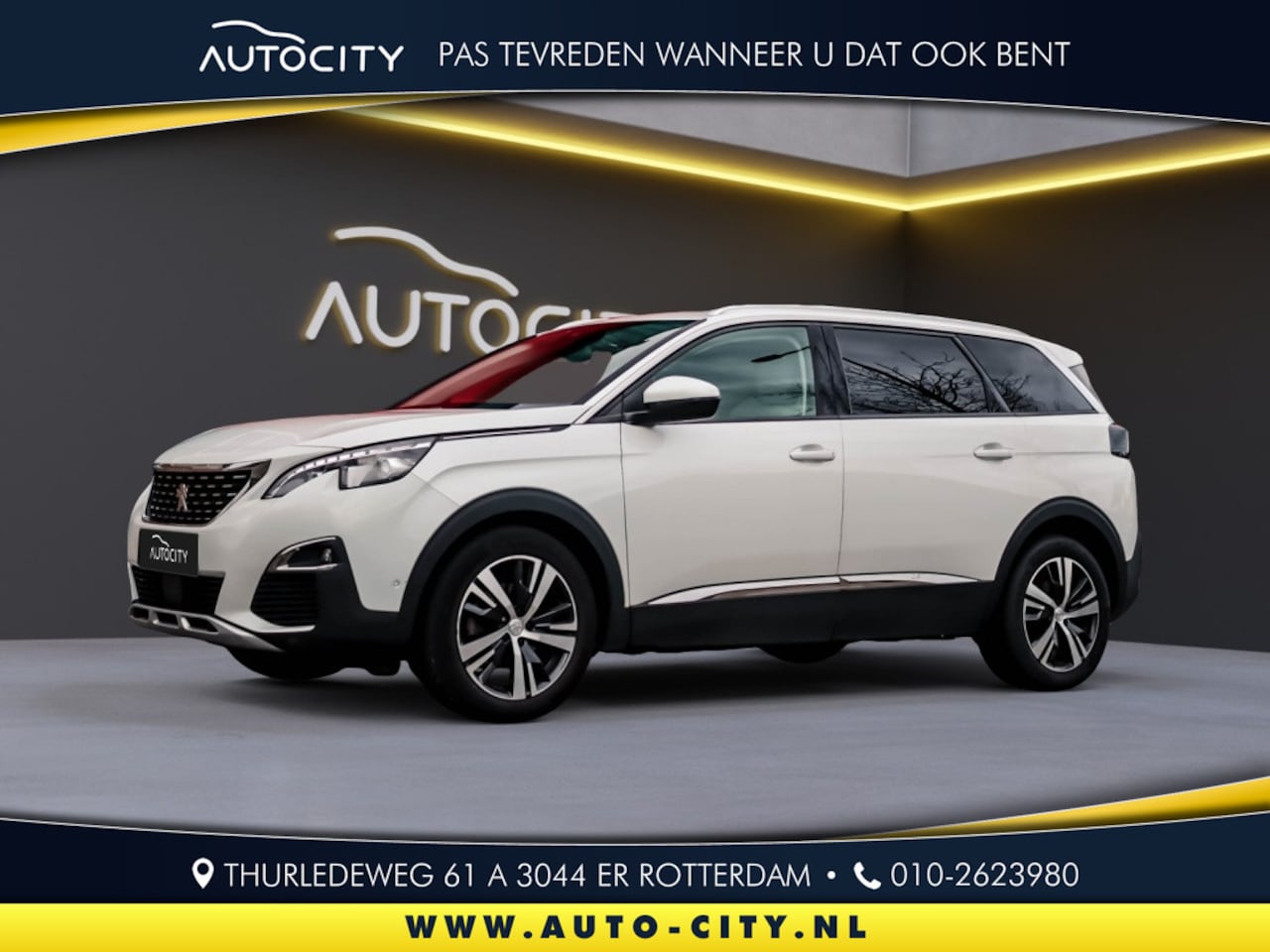 Peugeot 5008 - 1.2 Puretech Allure Business 7p l Camera l Keyless l Elektrische - AutoWereld.nl