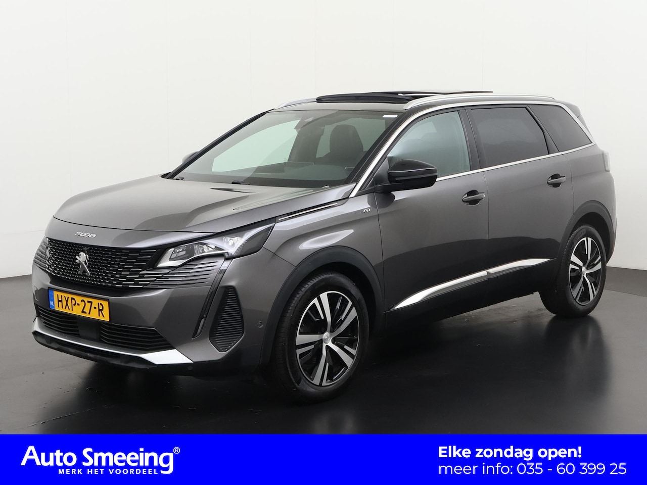 Peugeot 5008 - 1.2 PureTech GT 7p. | Panoramadak | Leder | Memory stoel | Trekhaak | Zondag Open! - AutoWereld.nl