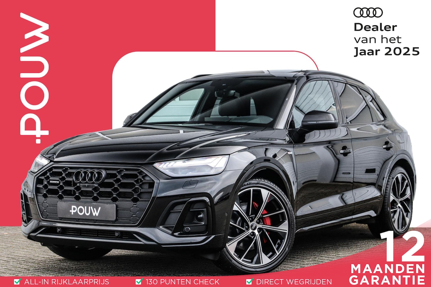 Audi Q5 - 50 TFSIe 299pk Quattro S-Line Competition | Luchtvering | Panoramadak | Trekhaak - AutoWereld.nl