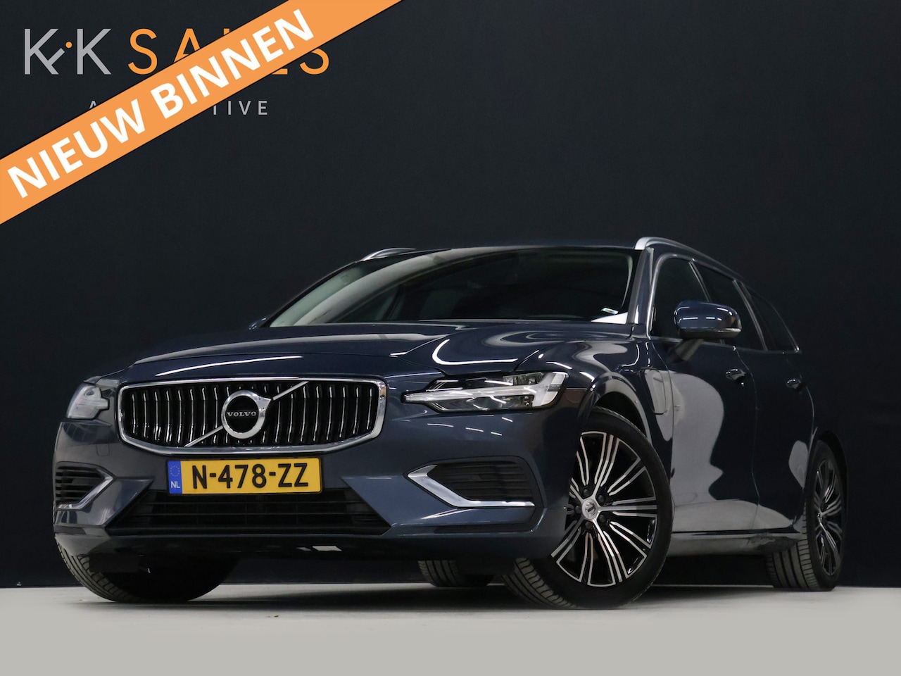 Volvo V60 - 2.0 T6 Recharge AWD Inscription Expression [TREKHAAK, APPLE CARPLAY, ANDROID AUTO, ADAPTIV - AutoWereld.nl
