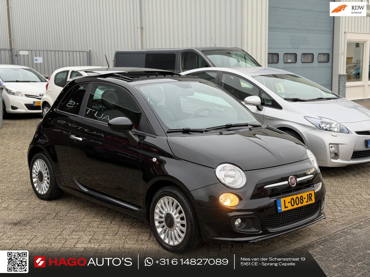 Fiat 500 - 1.2 Vintage '57 Virtual | PANO | Leder | Carplay | APK tot 08-2026 - AutoWereld.nl