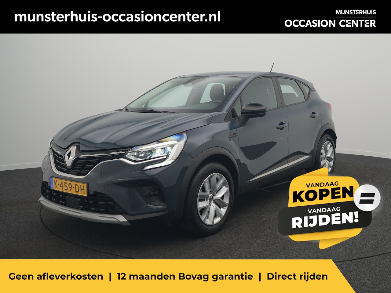 Renault Captur - TCe 100 Zen - RIJKLAARPRIJS - Trekhaak - Apple Carplay - Android Auto - Cruise Control - AutoWereld.nl