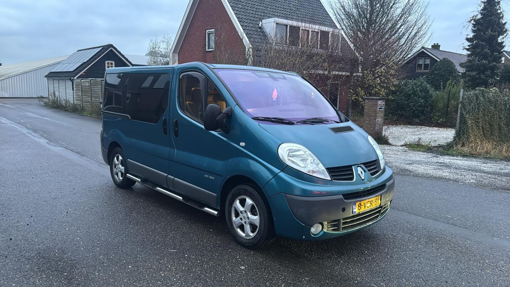 Renault Trafic - 2.5 dCi T29 L1H1 Dubbele Cabine 316.000 Nap Airco Blauw 2010 - AutoWereld.nl
