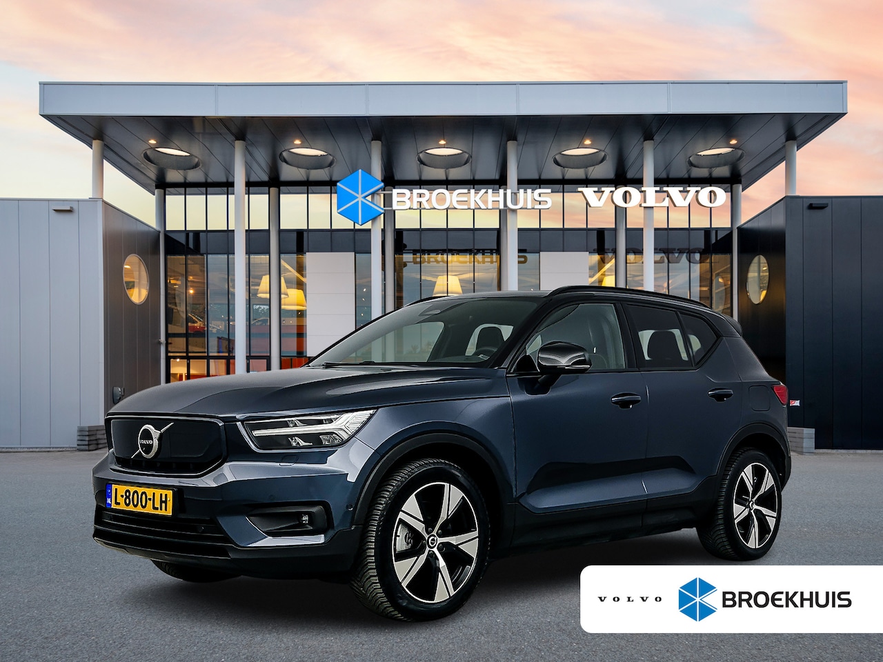 Volvo XC40 - Recharge Twin Pro | 19" Allseason | Panoramadak | Leder / Nubuck | Trekhaak | 360 Camera | - AutoWereld.nl