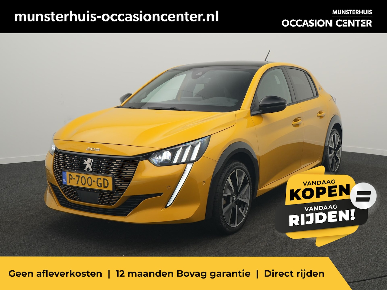 Peugeot e-208 - EV GT Pack 50 kWh - RIJKLAARPRIJS - Volledig Elektrisch - Apple Carplay - Android Auto - P - AutoWereld.nl