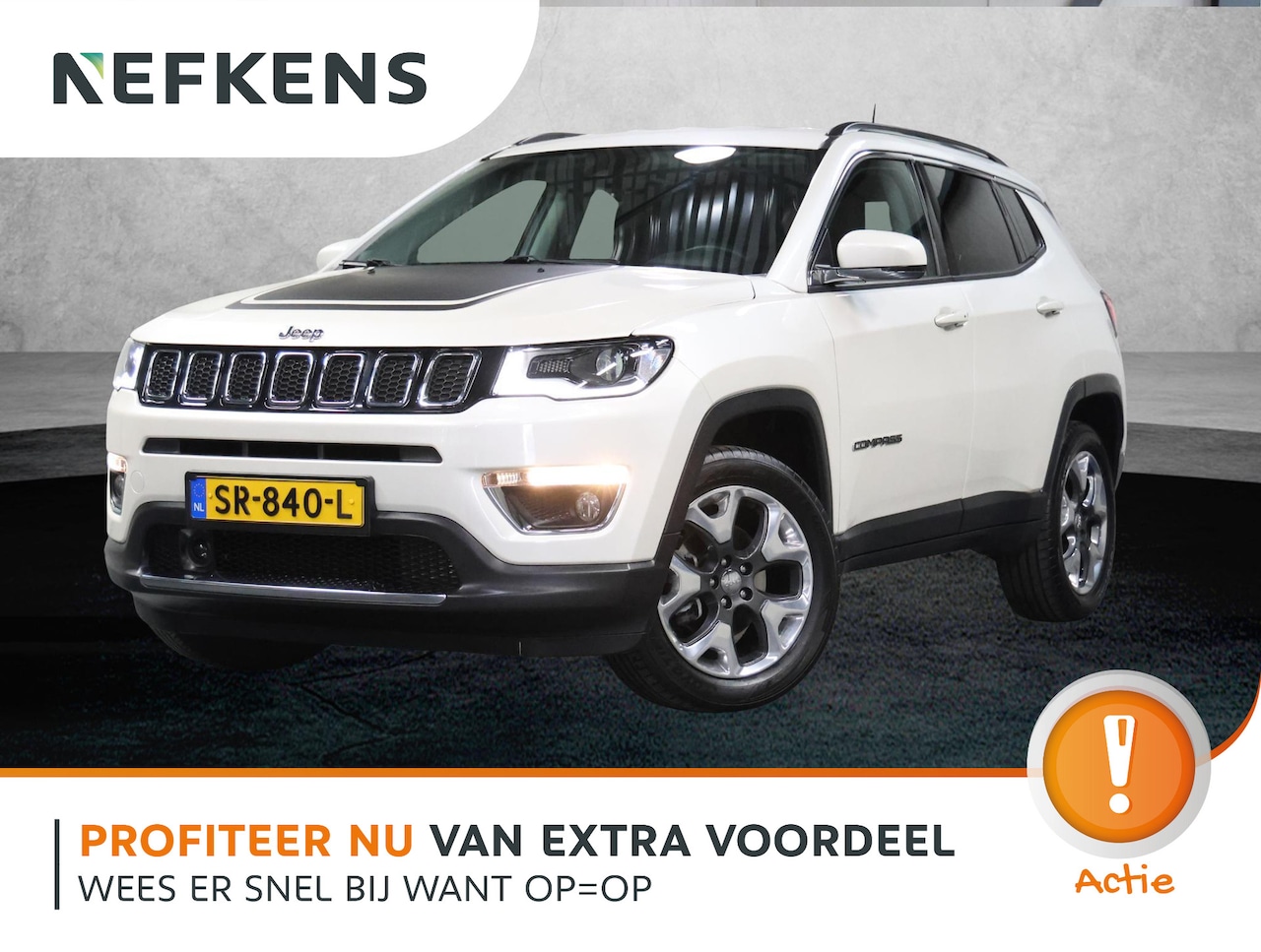 Jeep Compass - 1.4 170PK MultiAir Opening Edition 4x4 | AUTOMAAT | AppleCarPlay/AndroidAuto | Cruise Cont - AutoWereld.nl