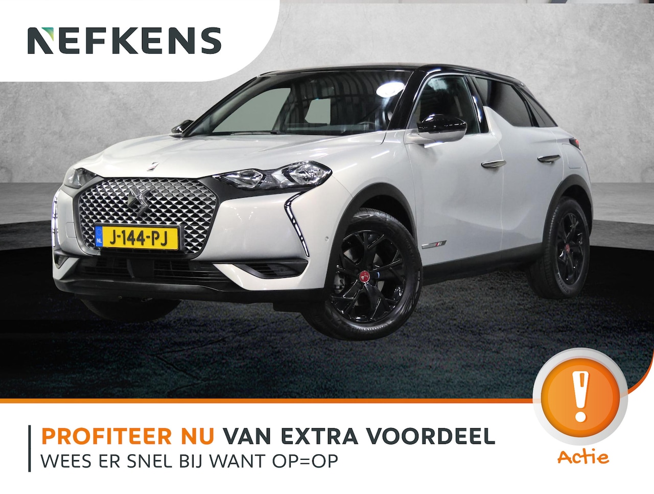 DS 3 Crossback - Business 50kWh 136PK | 1ste eigenaar | 3 FASE | Camera | LEER/Stof | Stoelverwarming | Nav - AutoWereld.nl