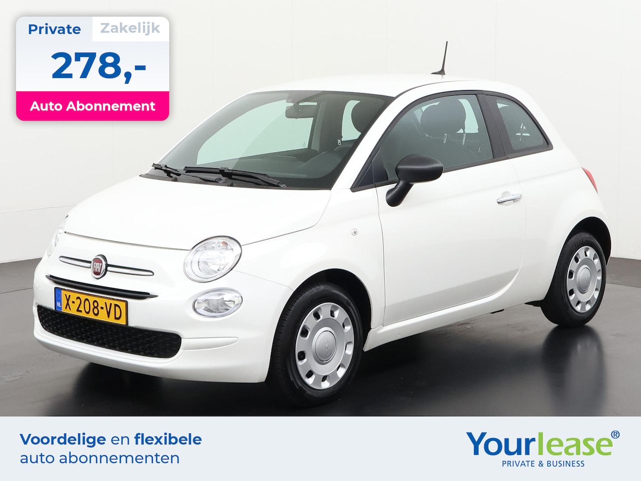 Fiat 500 - 1.0 Hybrid Urban | All-in 278,- Private Lease | Direct uit voorraad - AutoWereld.nl