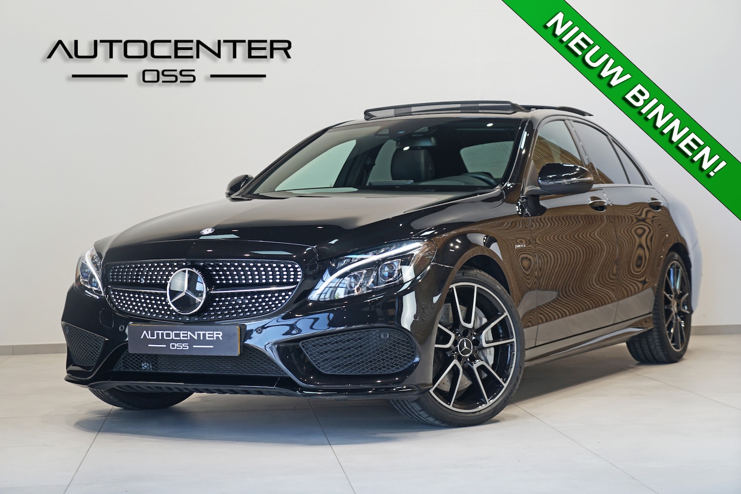Mercedes-Benz C-klasse - 450 C43 AMG 4MATIC ✅ VOL OPTIE! ✅ PANO ✅ SPORTUITLAAT ✅ ADAP.CRUISE ✅ PARFUM ✅ HEAD-UP - AutoWereld.nl