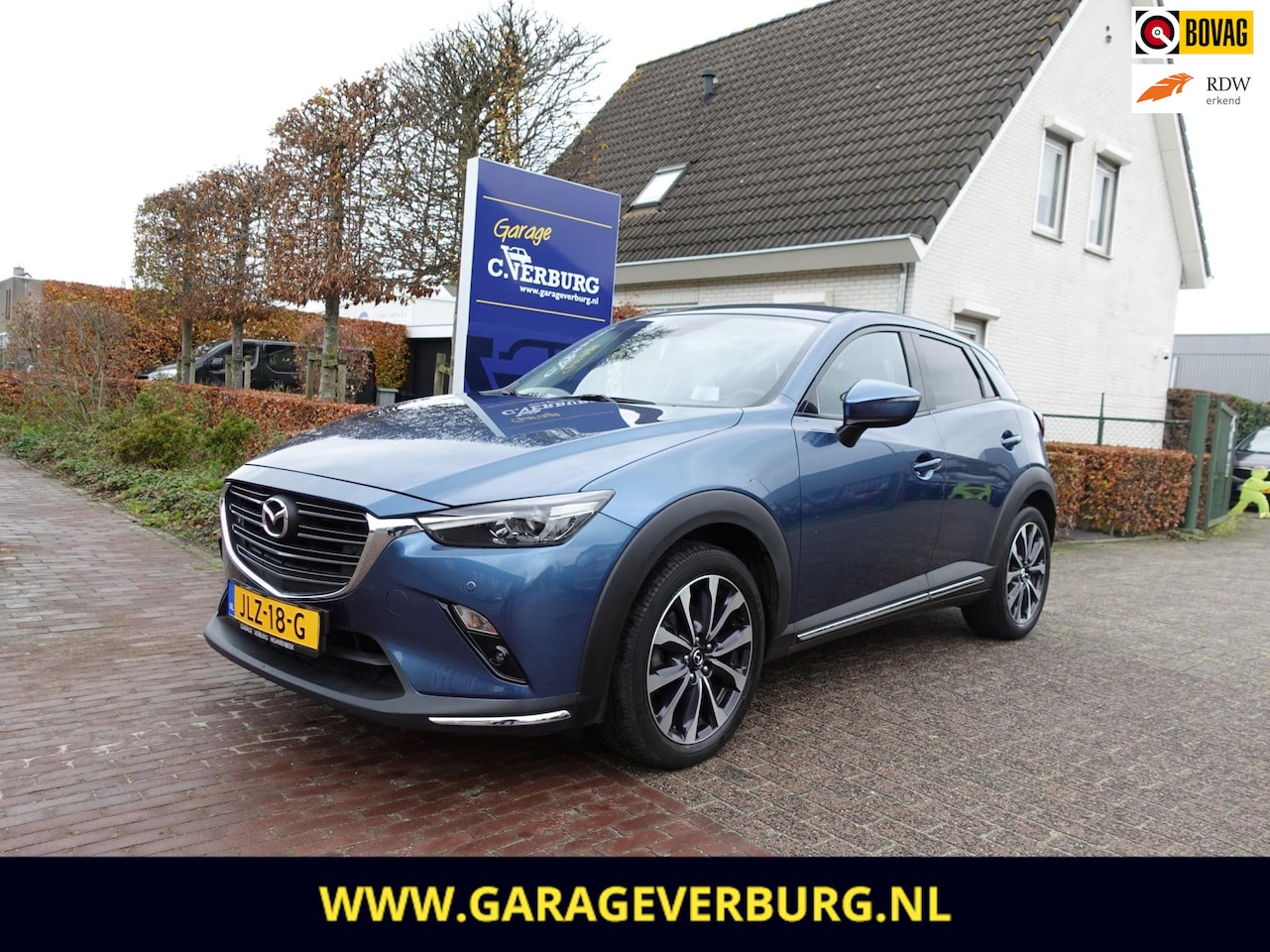Mazda CX-3 - 2.0 SkyActiv-G 120 GT-M (Trekhaak,Navi,Camera,Cruise,Stoelverwarming,Keyless,Headup,1/2 Le - AutoWereld.nl