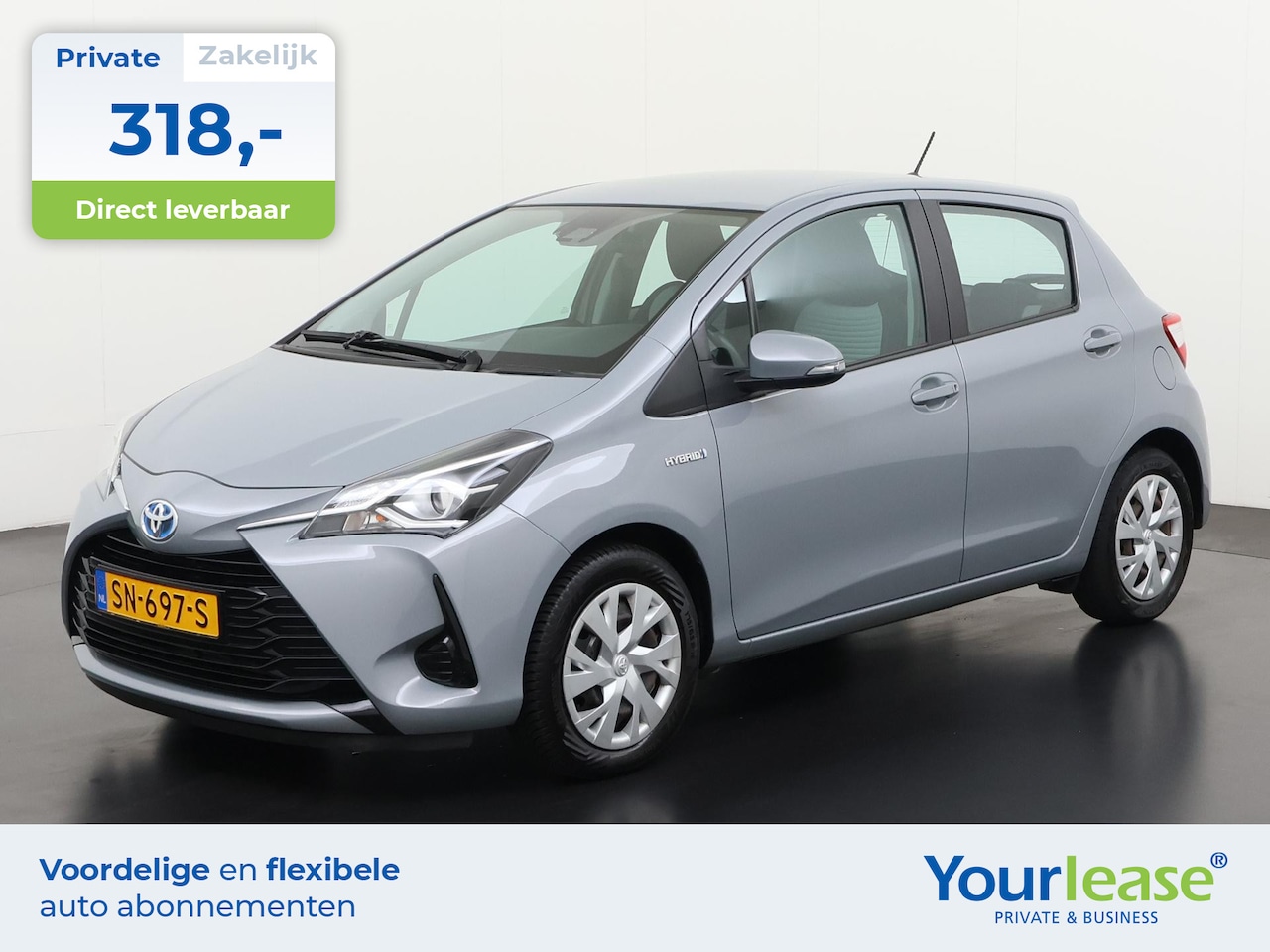 Toyota Yaris - 1.5 Hybrid Aspiration | All-in 318,- Private Lease | Direct uit voorraad - AutoWereld.nl