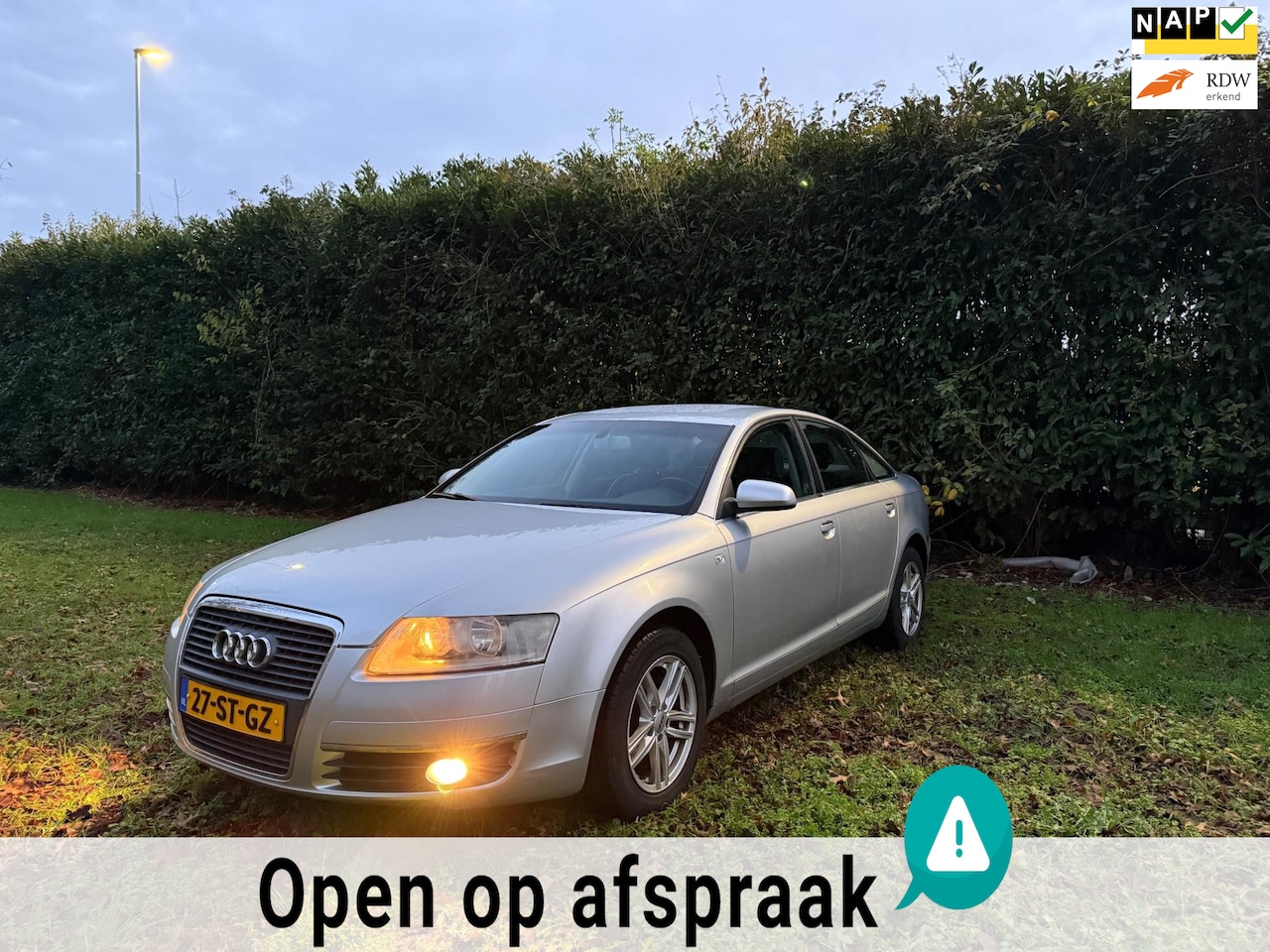 Audi A6 Limousine - 2.4 Pro Line CRUISE/AUTOMAAT/STOELVRWMNG/LEER/NAVI - AutoWereld.nl