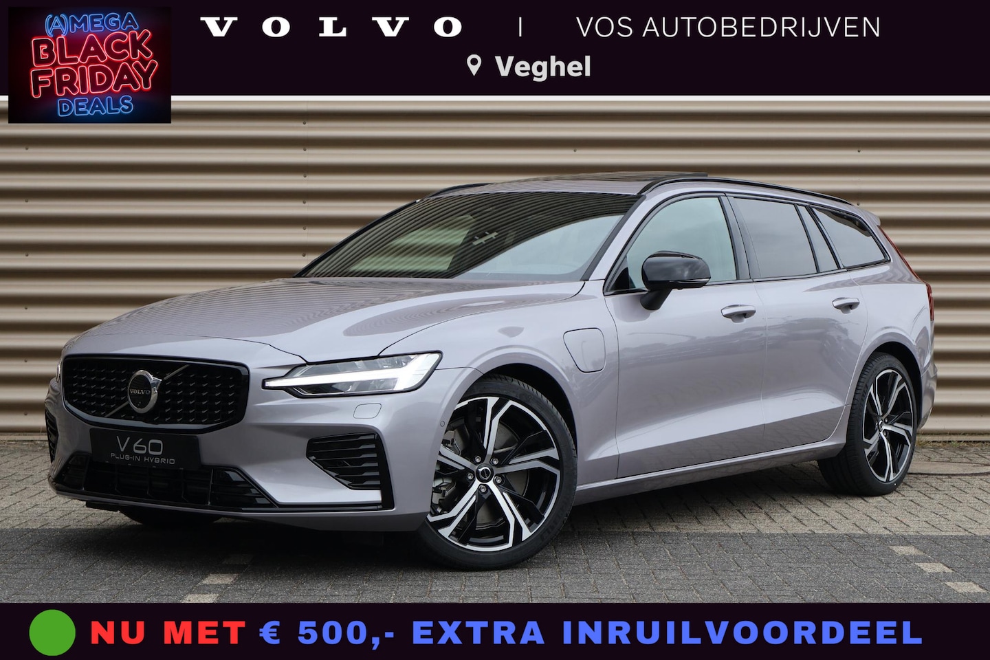 Volvo V60 - T6 Plug-in hybrid AWD Ultra Dark | Panoramadak | 360 Camera | Harman Kardon - AutoWereld.nl