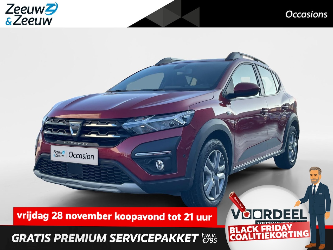 Dacia Sandero Stepway - 1.0 TCe 90 Comfort Trekhaak| Cruisecontrol| Lm velgen - AutoWereld.nl