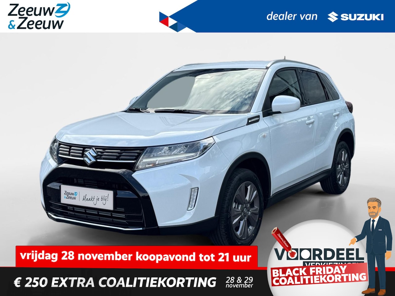 Suzuki Vitara - 1.4 Select | €1.500.- korting | Navigatie | Achteruit rij camera | Stoelverwarming | Nieuw - AutoWereld.nl
