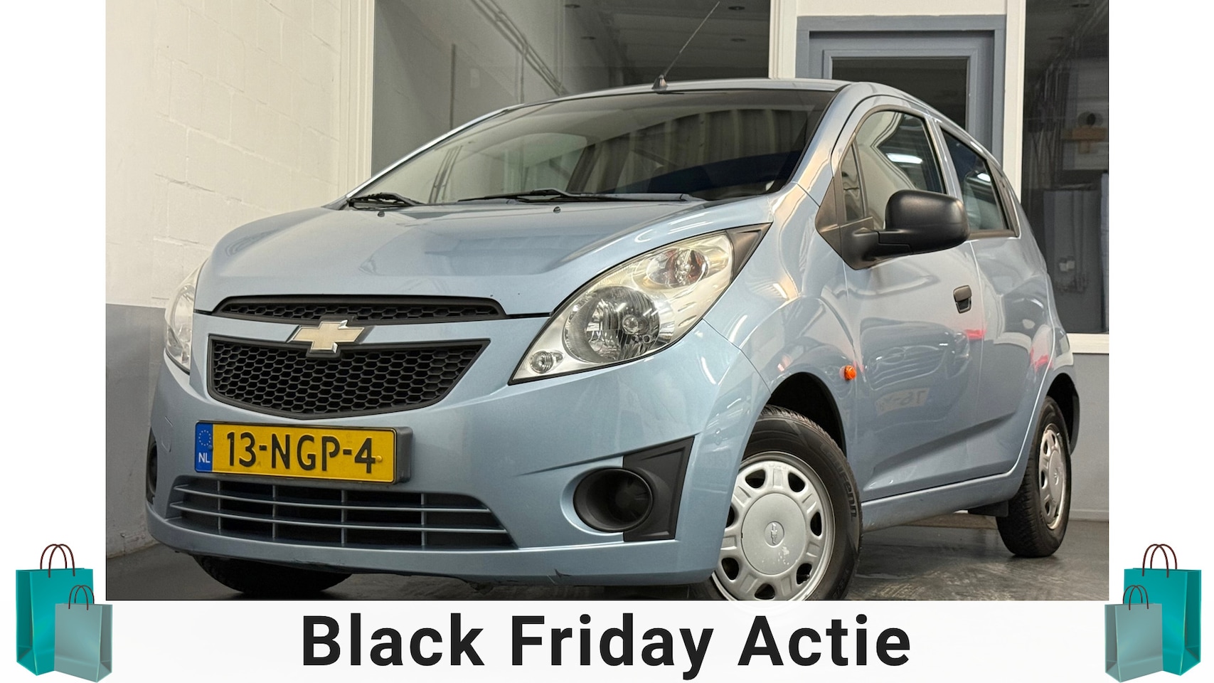 Chevrolet Spark - 1.0 16V L|NAP|APK07-26|5Deurs|156DKM!|Leukestadsauto| - AutoWereld.nl