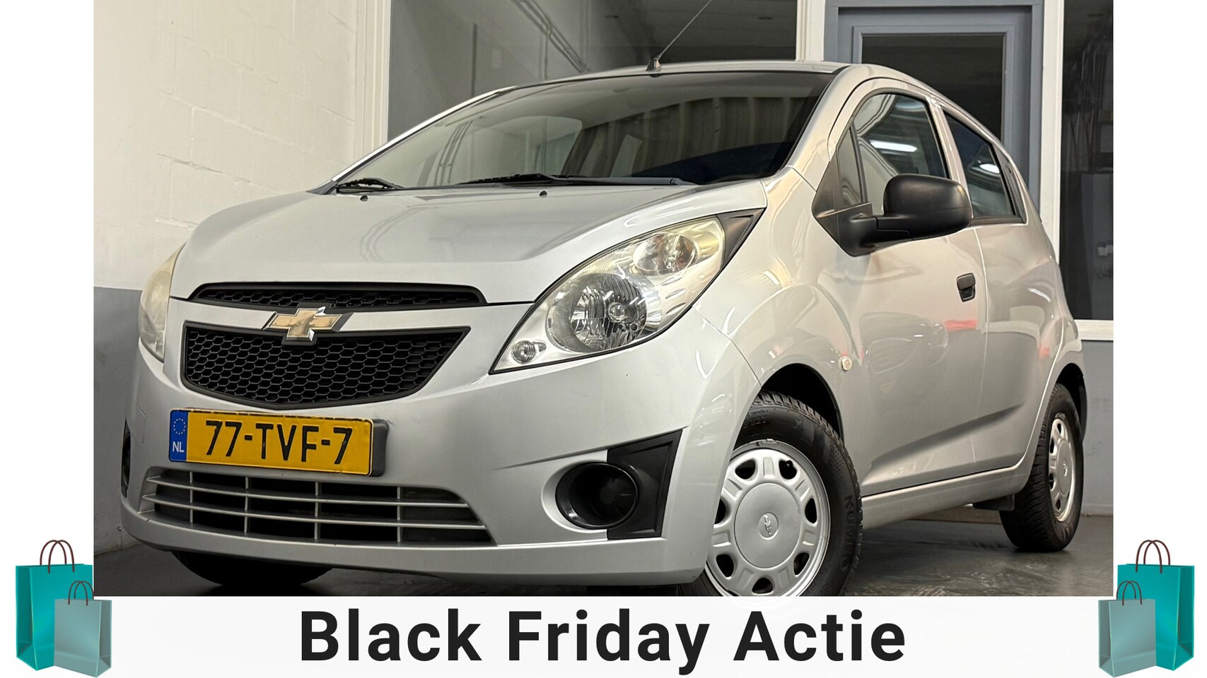 Chevrolet Spark - 1.0 16V LS Bi-Fuel|NAP|NweAPK|Airco|5Deurs|LPG G3|PerfectOH - AutoWereld.nl