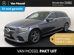 Mercedes-Benz C-klasse Estate - 300 e Business Solution AMG / Parkeercamera / Artico Leder / Privacy Glass / Stoelverwarmi