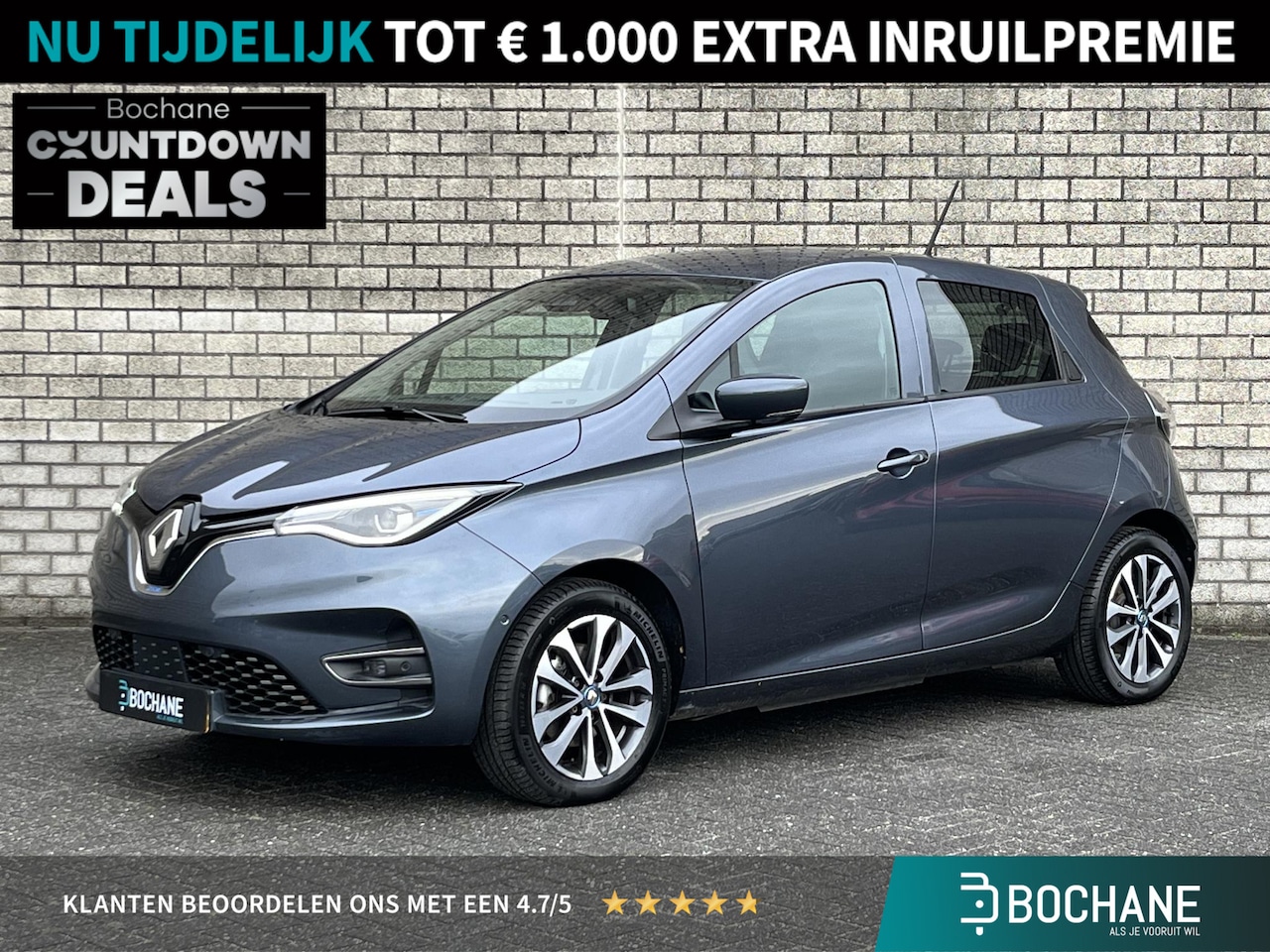 Renault Zoe - R135 Intens 52 kWh | Batterijkoop | Navigatie | Apple CarPlay / Android Auto | Cruise Cont - AutoWereld.nl