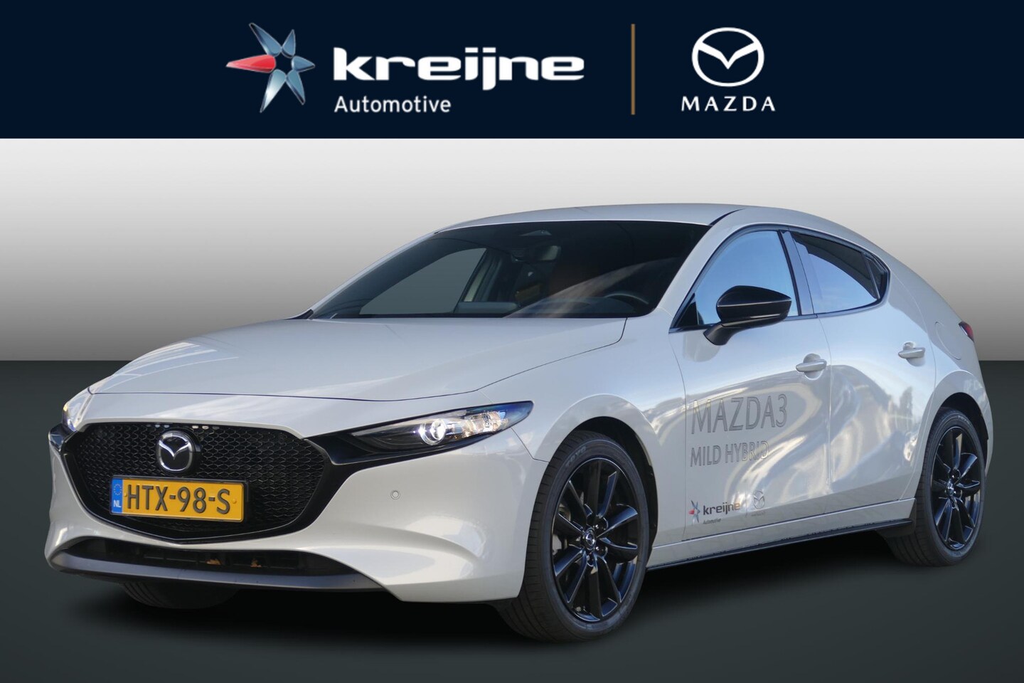 Mazda 3 - 2.5 e-SkyActiv-G M Hybrid 140 Nagisa | Demo | Black line | RIJKLAARPRIJS! - AutoWereld.nl