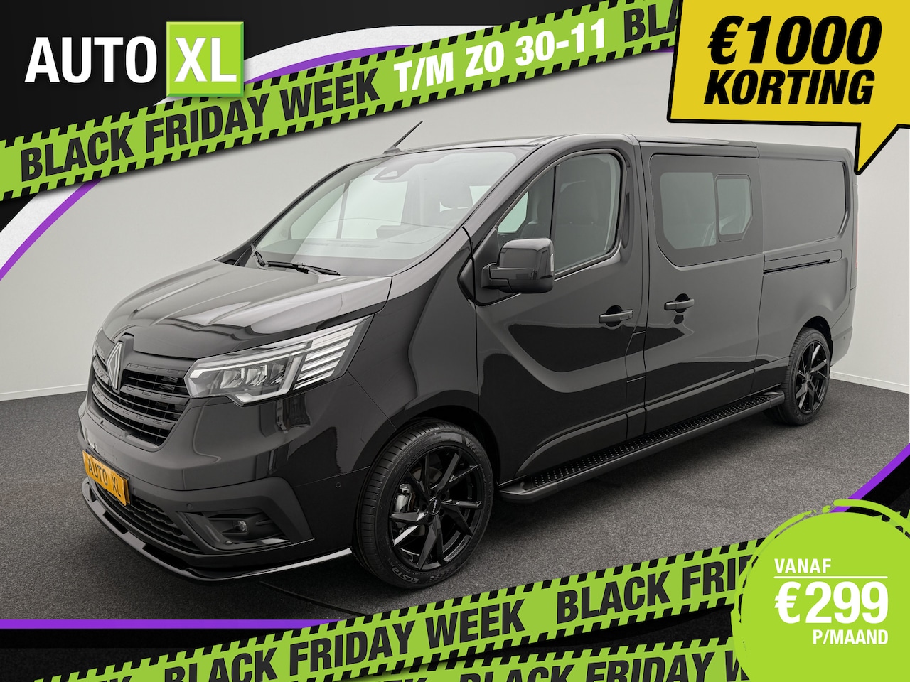 Renault Trafic - 2.0 Aut. 170 PK L2H1 DC RS-Line 5-Pers 2X Schuifdeur Camera Carplay K - AutoWereld.nl