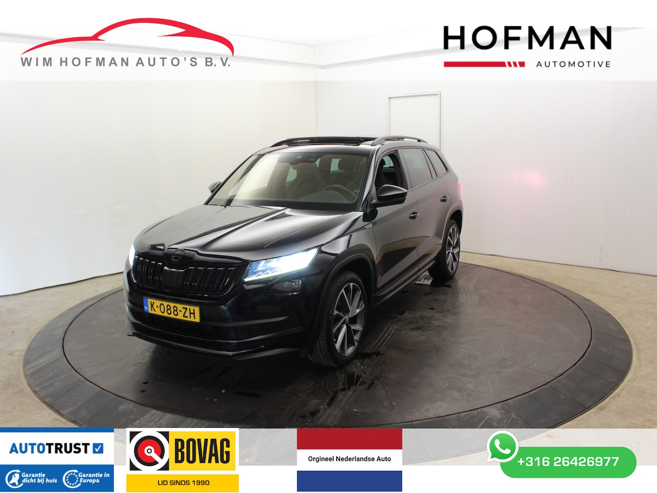 Skoda Kodiaq - 1.5 TSI Sportline EL Trekh+aKlep Pano Virtual Disc Pro Camera Mem steats Leder - AutoWereld.nl