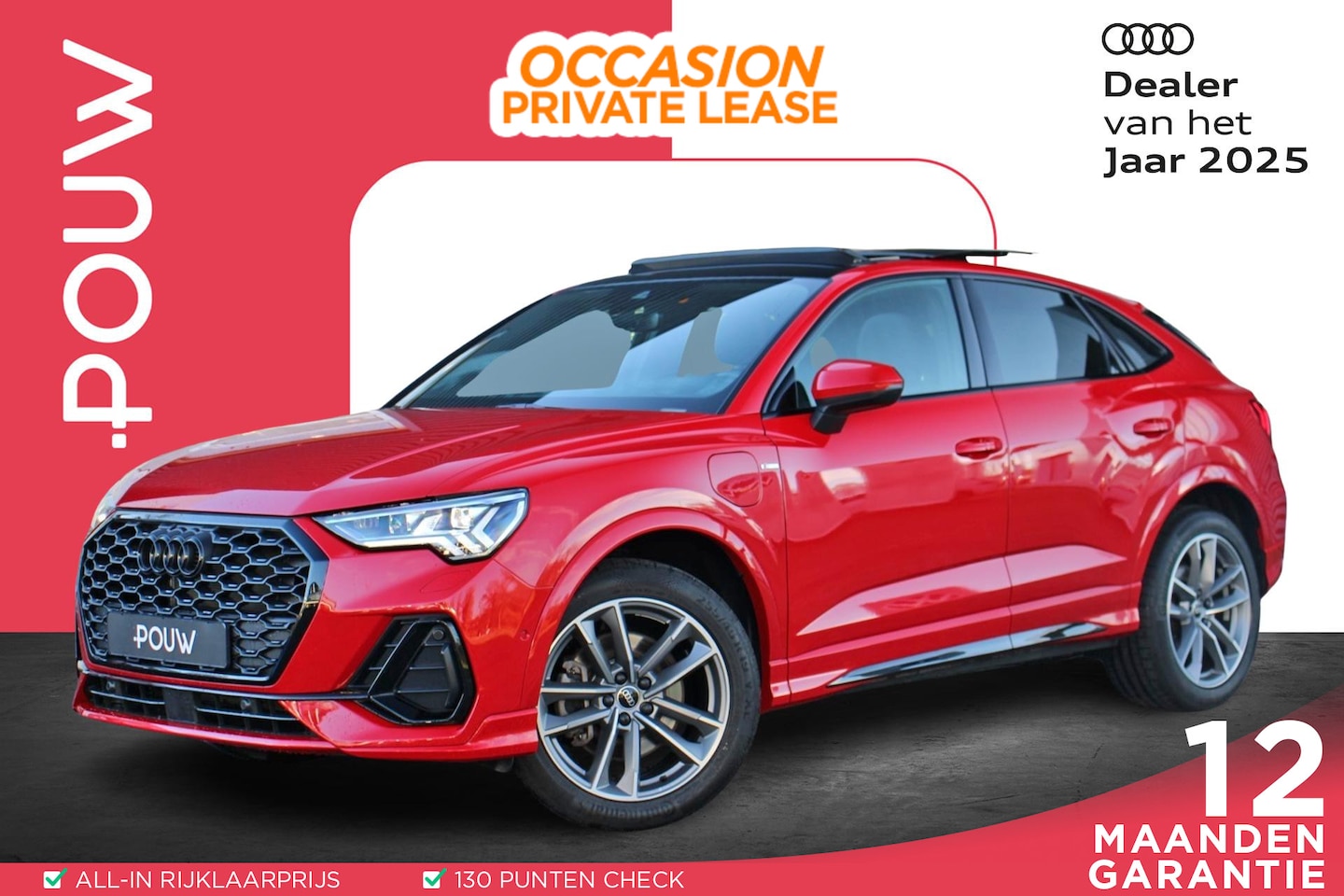 Audi Q3 Sportback - 45 TFSIe 245pk S Edition | Panoramadak | Sonos Sound System | Adaptieve Cruise Control | C - AutoWereld.nl