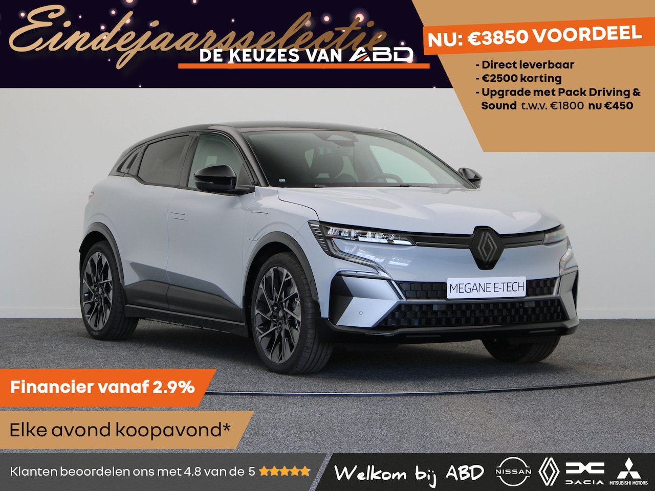 Renault Mégane E-Tech - Esprit Alpine Comfort range | Adaptive Cruise Control | Adaptive Vision LED koplampen met - AutoWereld.nl