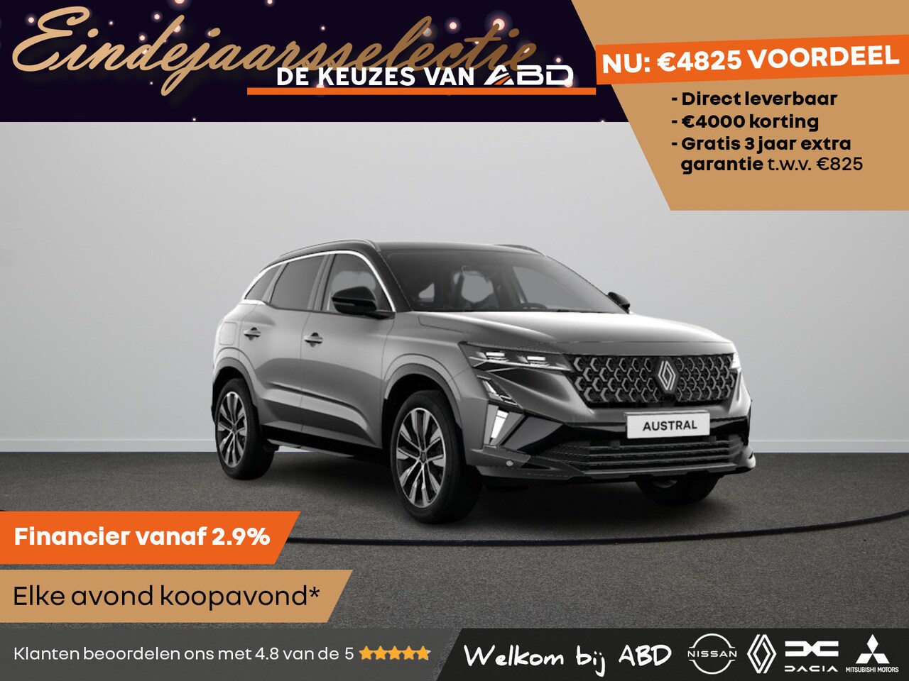 Renault Austral - Techno Hybrid 200 | Achteruitrijcamera | Adaptive Cruise Control | Blind Spot Warning - AutoWereld.nl