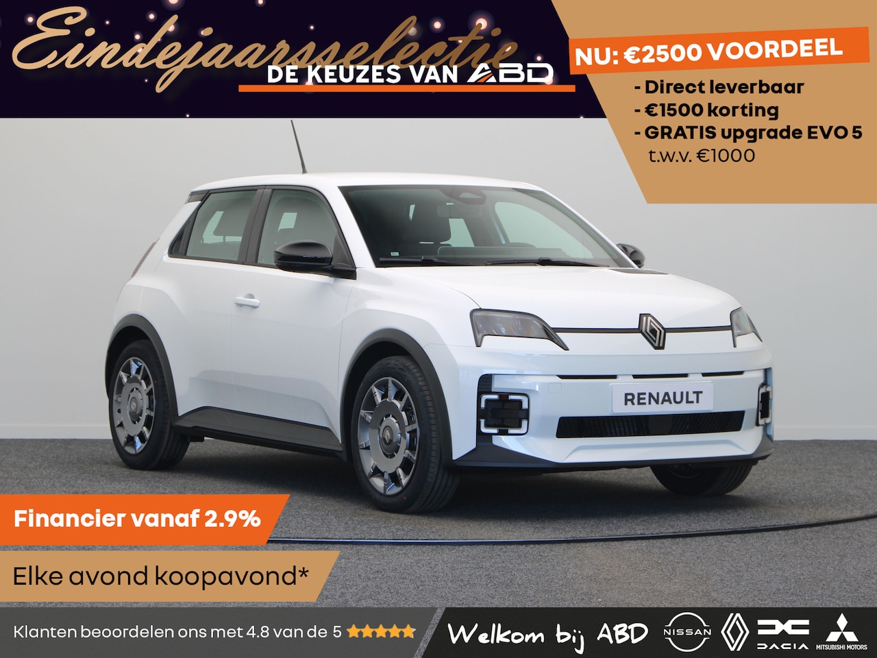 Renault 5 - Evolution Urban range | Cruise control met snelheidsbegrenzer | Full LED koplampen | ISOFI - AutoWereld.nl