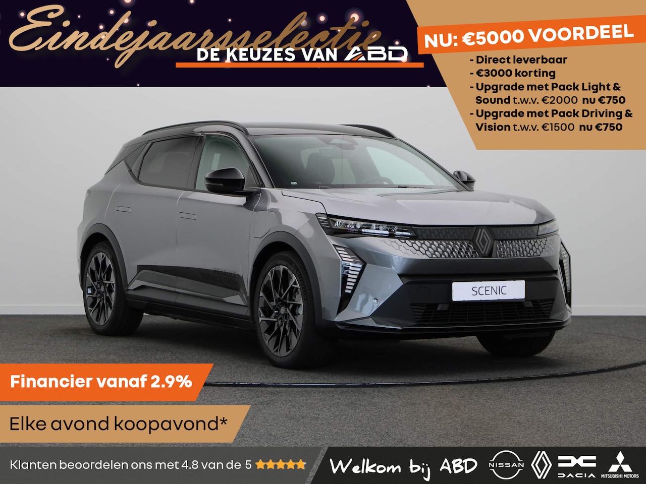 Renault Scenic E-Tech - esprit Alpine Long range | 20” lichtmetalen wielen ‘Speedway’ | Achteruitrijcamera | Adapt - AutoWereld.nl