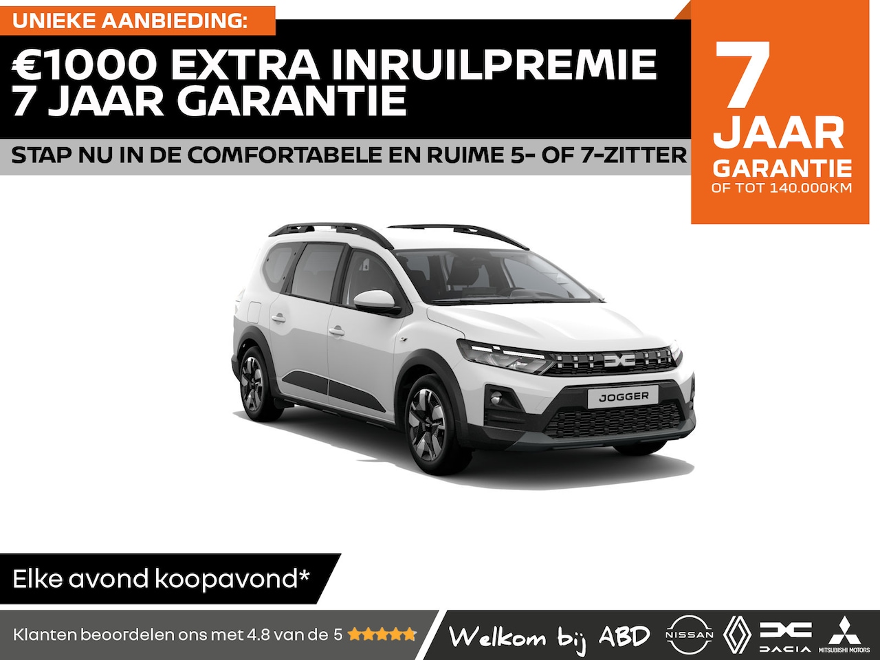 Dacia Jogger - Expression TCe 110 | Achteruitrijcamera | Bekleding ‘Expression’ | Cruise Control met snel - AutoWereld.nl