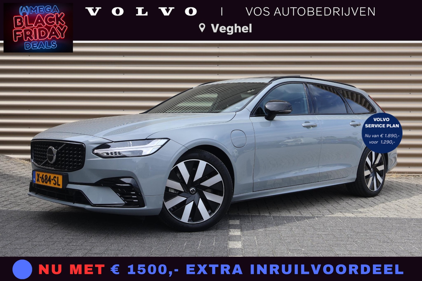 Volvo V90 - T6 Recharge AWD Ultimate Dark - AutoWereld.nl