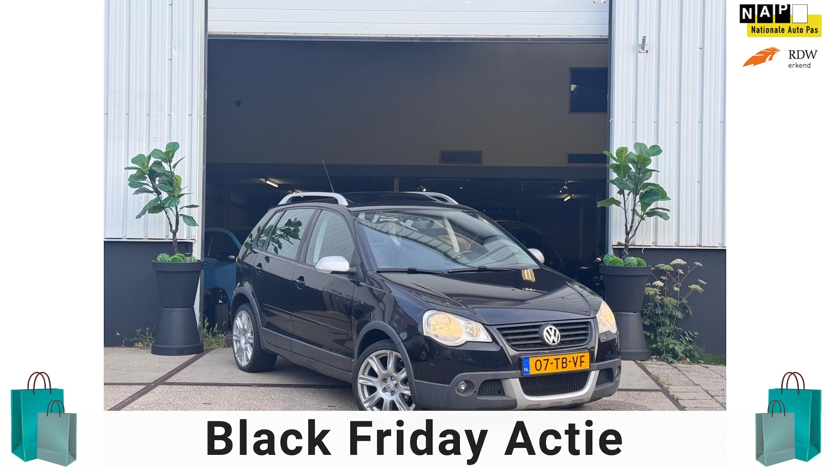 Volkswagen Polo - 1.4-16V Cross|PANO|CARPLAY|ELEK.RAMEN|AIRCO|BOEKJES| - AutoWereld.nl