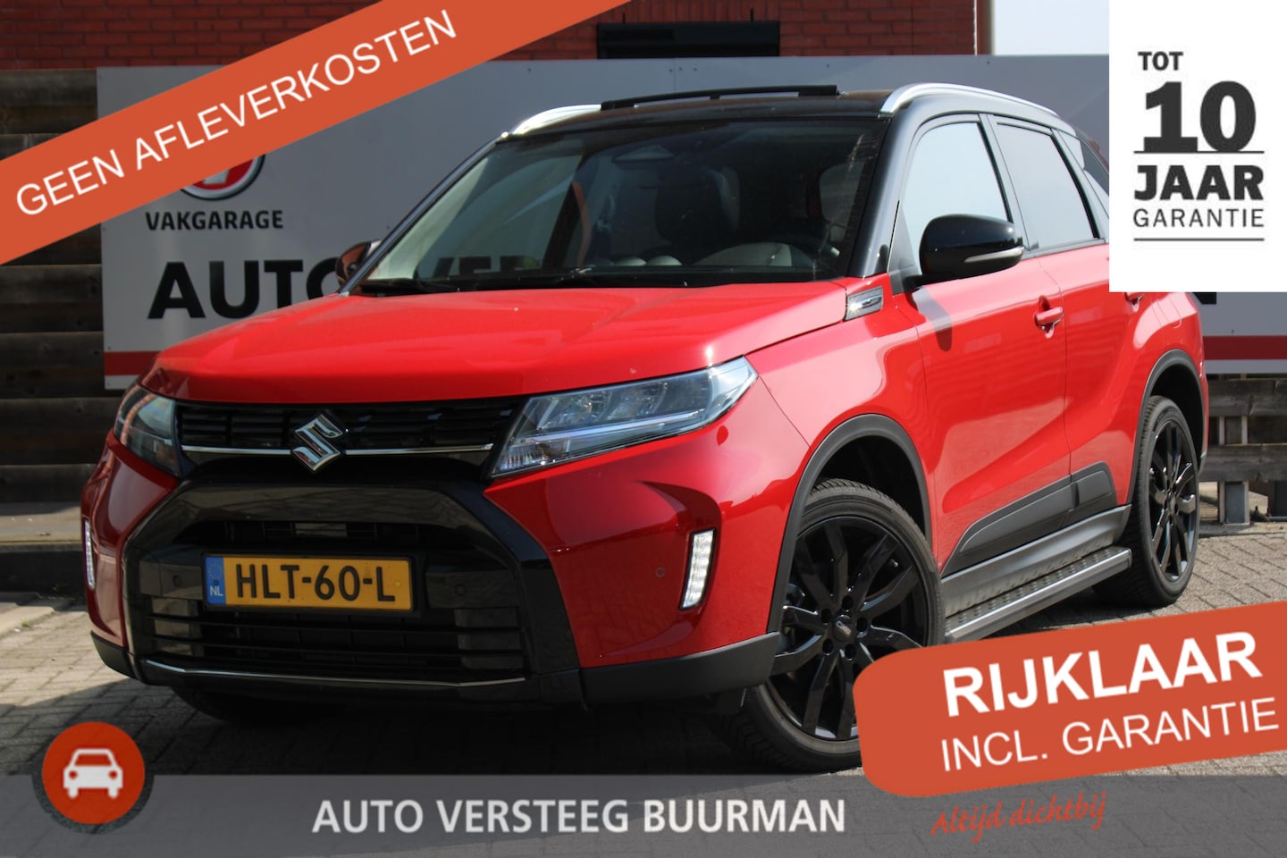 Suzuki Vitara - 1.5 Hybrid Style 115PK Automaat Panodak, Navigatie, 18 inch velgen all season, Treeplanken - AutoWereld.nl