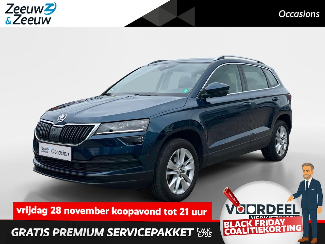 Skoda Karoq - 1.5 TSI ACT Business Edition 150pk automaat | Trekhaak | Navigatie | Climate control - AutoWereld.nl