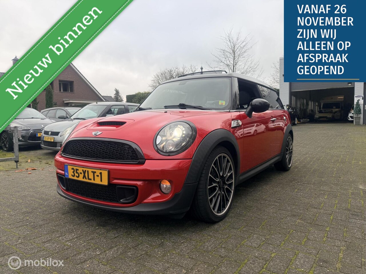 MINI Clubman - 1.6 Cooper S Goodwood 184 PK / Leder / Pano-dak / Led / Navi / PDC - AutoWereld.nl