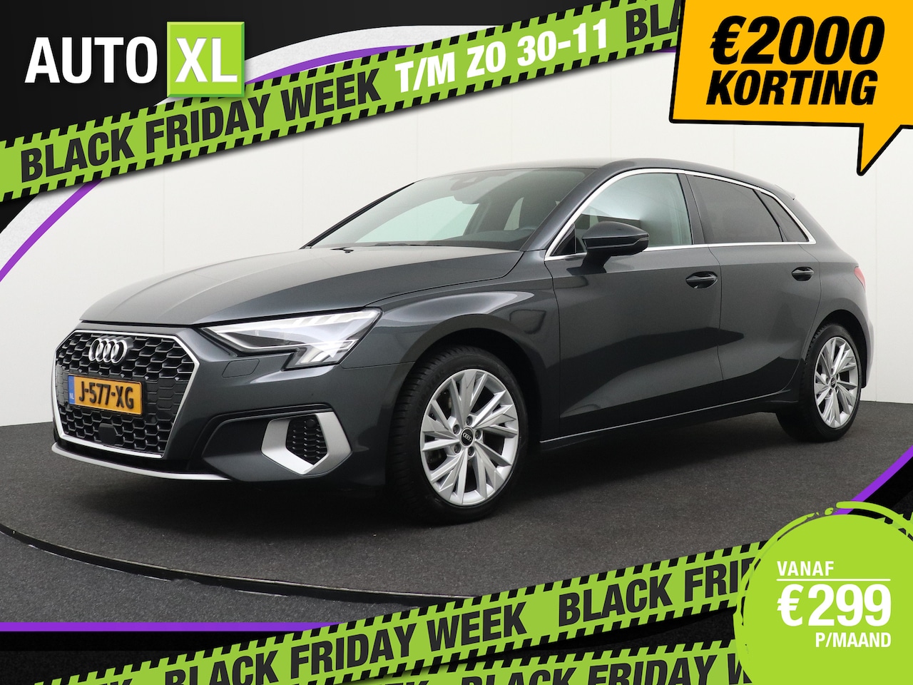 Audi A3 Sportback - 35 150 PK S-Line Leder-Sportstoelen Carplay Stoelverw. - AutoWereld.nl