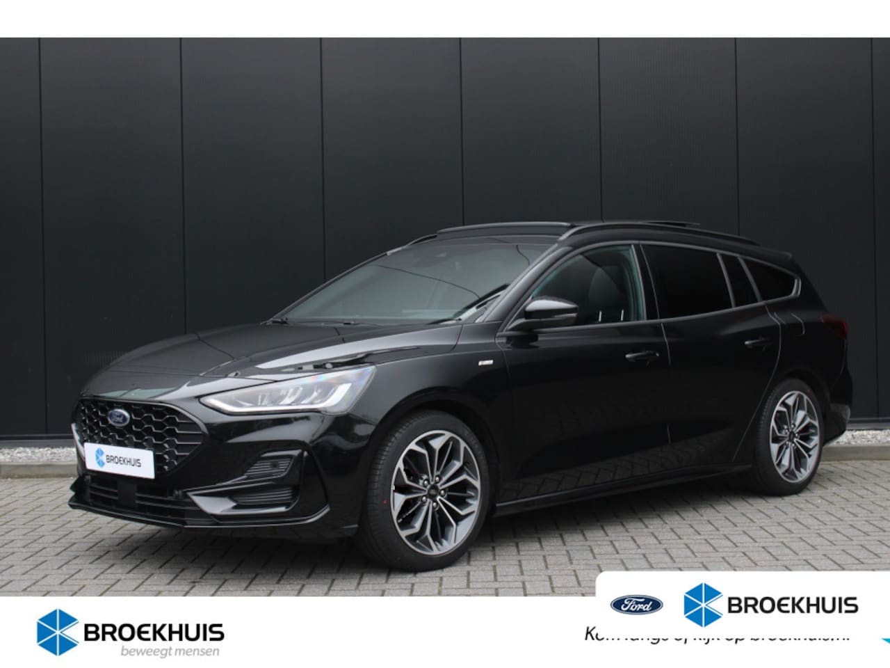 Ford Focus Wagon - 1.0 EcoBoost Hybrid ST Line X Panoramadak | Adatieve cruise | Nieuw model | Camera | Full - AutoWereld.nl