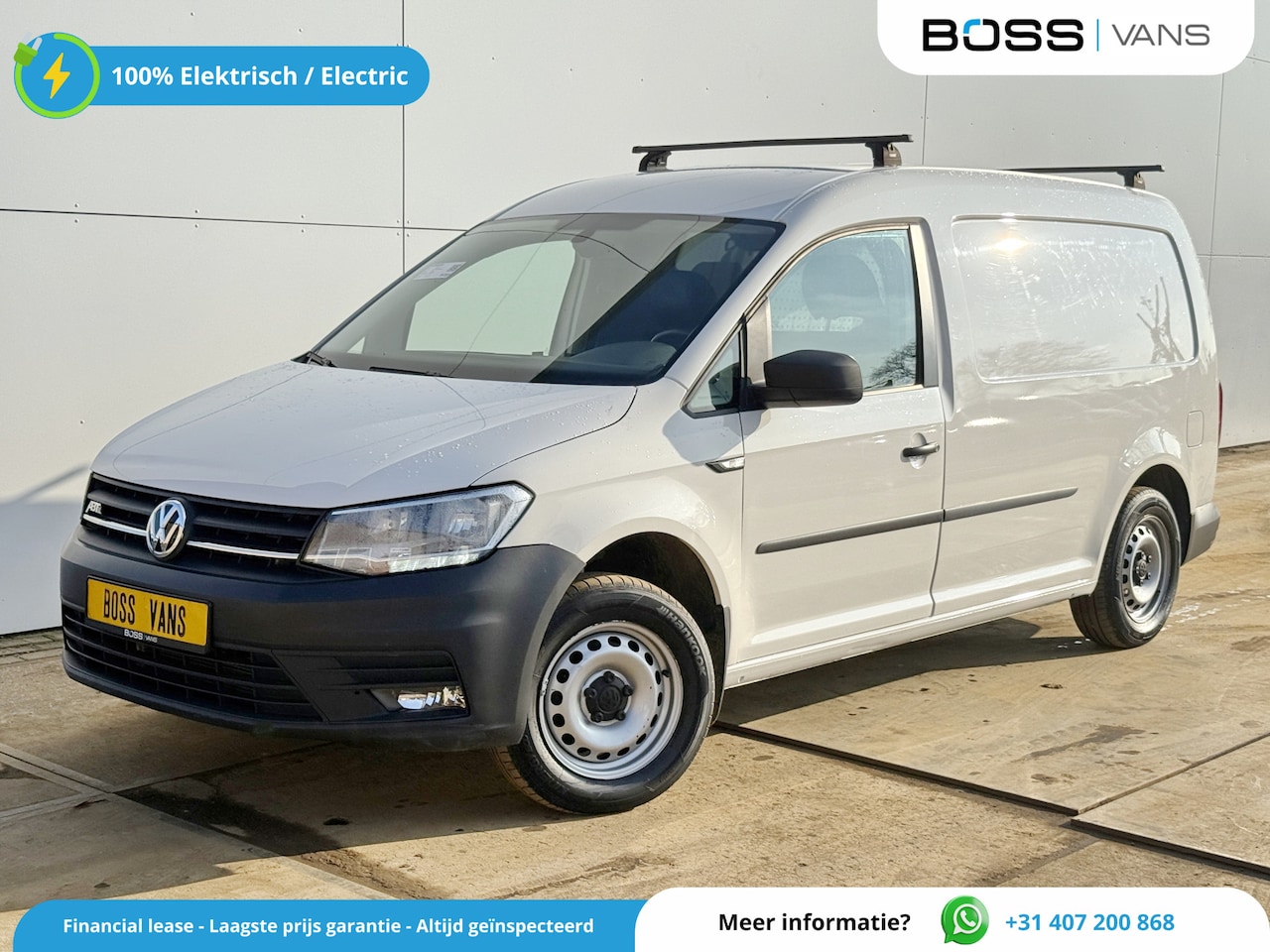 Volkswagen Caddy Maxi - e-Caddy 113PK L2H1 Elektrisch Caddy ABT Maxi 37,3kWh 159km WLTP Trekhaak Airco Stoelverwar - AutoWereld.nl