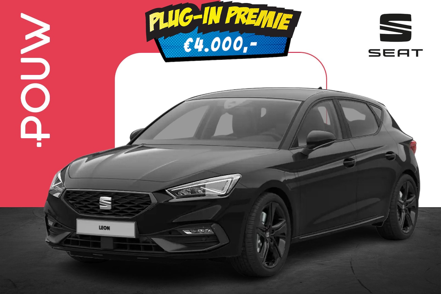SEAT Leon - 1.5 TSI e-Hybrid 204pk FR Business | Black Pack | Trekhaak wegklapbaar - AutoWereld.nl