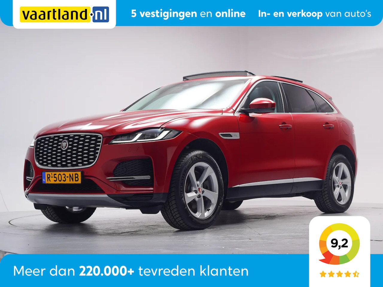 Jaguar F-Pace - 2.0 P400e PHEV AWD R-Dynamic S [ Panorama Leder Trekhaak ] - AutoWereld.nl