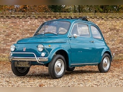 Fiat 500 L - "Recently completely restored and rebuilt" "La Dolce Vita" in Turquoise Blue with "Marrone
