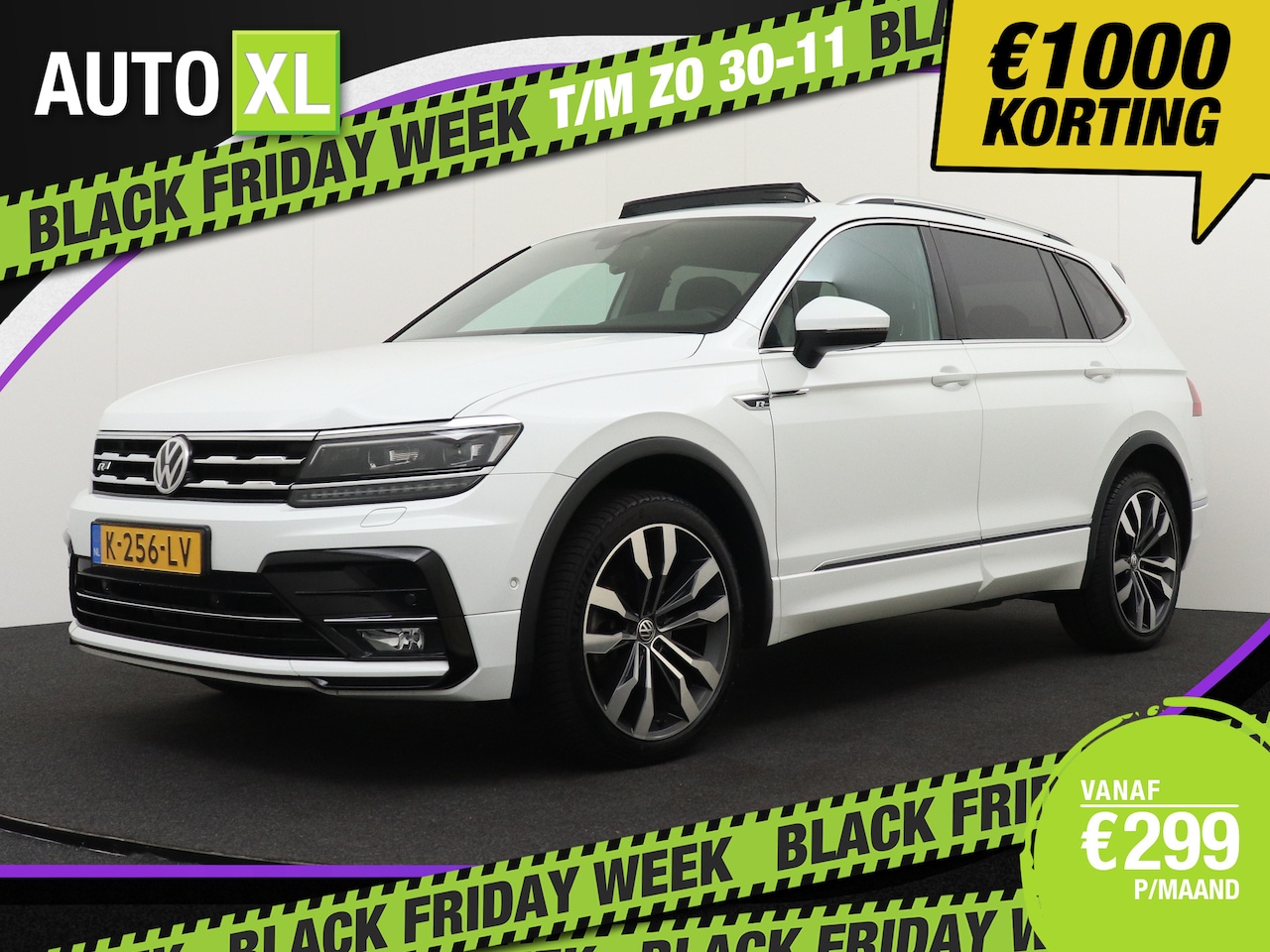 Volkswagen Tiguan Allspace - 2.0 TDI 150PK Aut. Highline R-Line 7P. Pano-Dak Massage Adap. Cruise - AutoWereld.nl