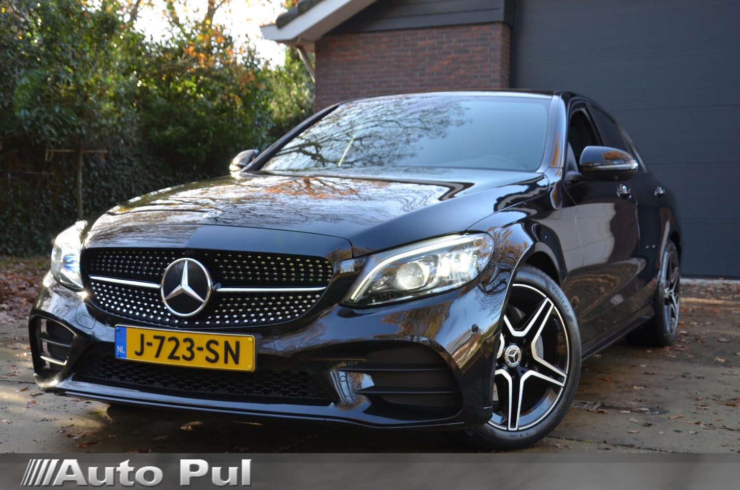 Mercedes-Benz C-klasse - 180 Business Solution AMG Automaat/Navi/Pdc/Ecc/Panoramadak/360°-Camera/digitale dashboard - AutoWereld.nl